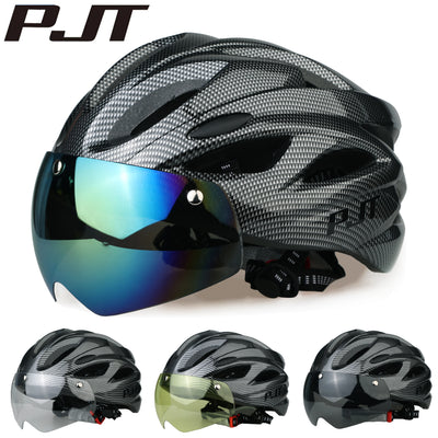 PJT Cycling Helmet with Magnetic Goggles