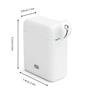 Portable Label Maker Machine With Tape – Wireless Mini Thermal Printer, Inkless Bluetooth Sticker Printer For Home, Office & DIY