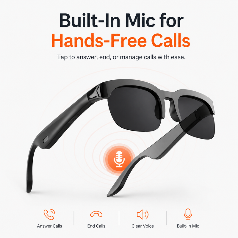 Lenovo Smart Glasses – AI Translation & Bluetooth Audio