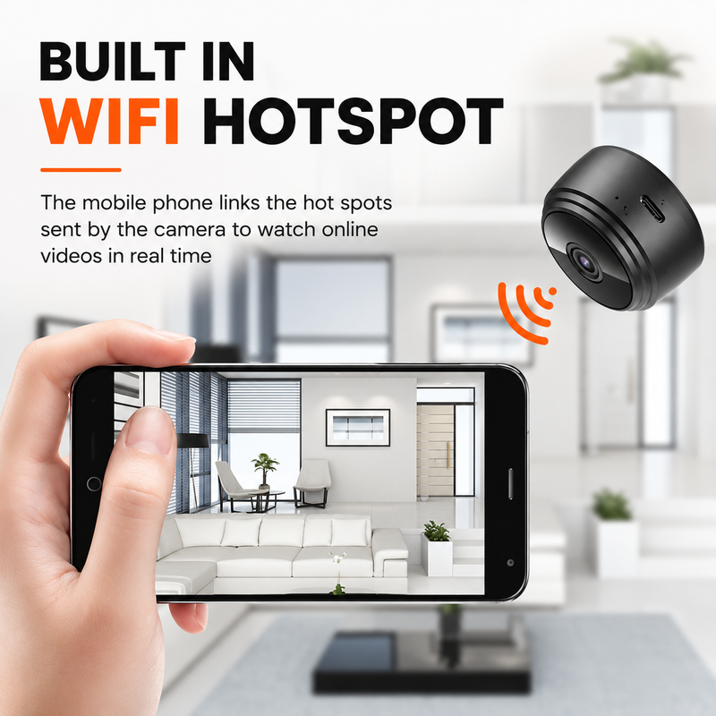 Smart Home Security Camera – 1080P WiFi