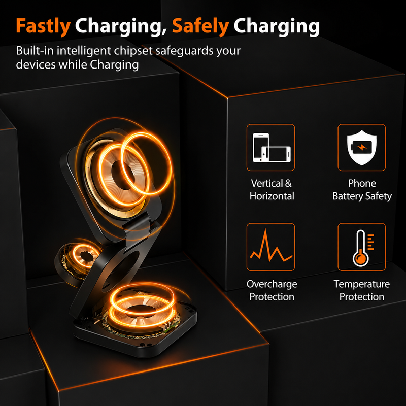 3-in-1 Foldable Wireless Charger