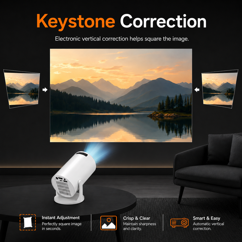 HY300 Ultra 4K Portable Projector