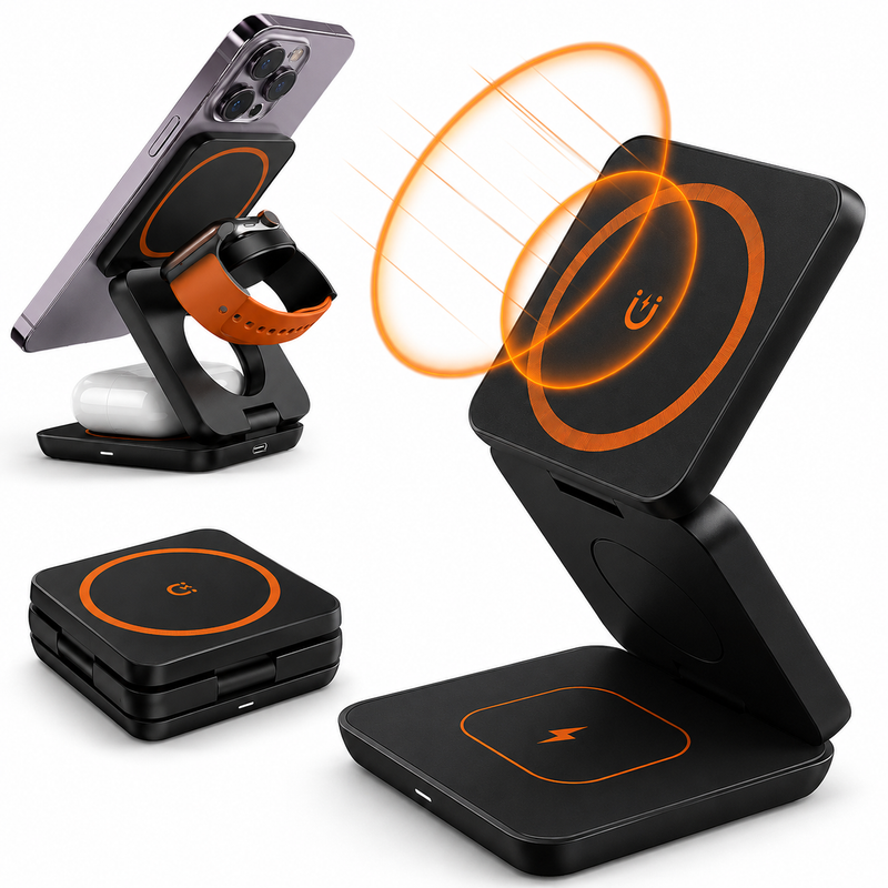 3-in-1 Foldable Wireless Charger