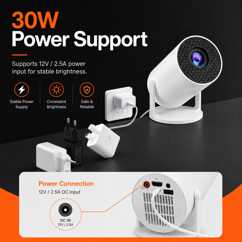 HY300 Ultra 4K Portable Projector