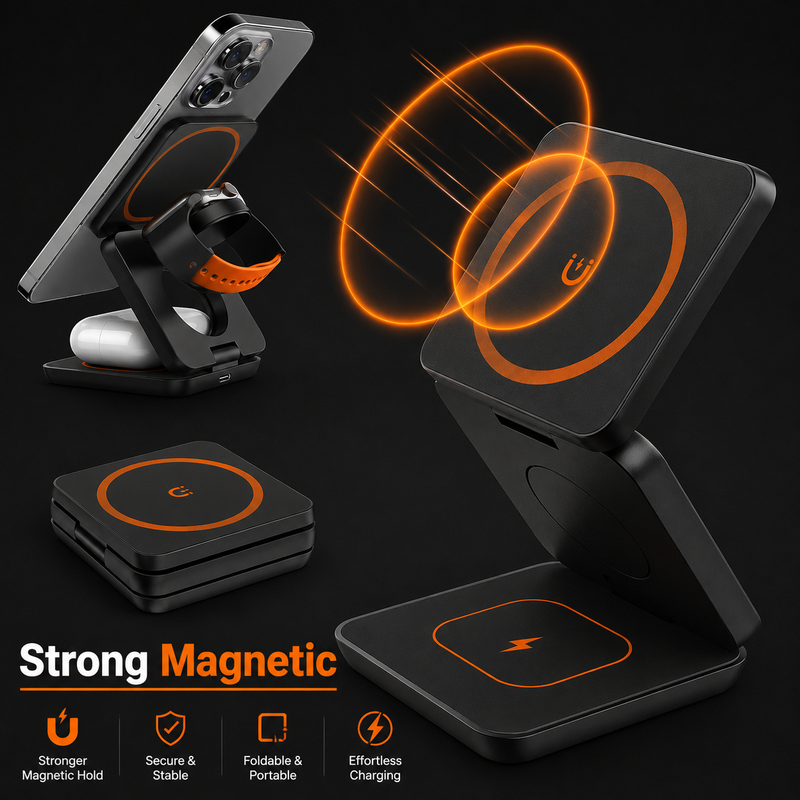 3-in-1 Foldable Wireless Charger