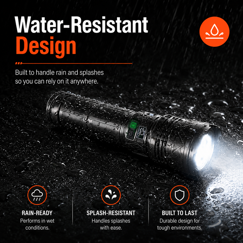 High-Power LED Tactical Flashlight